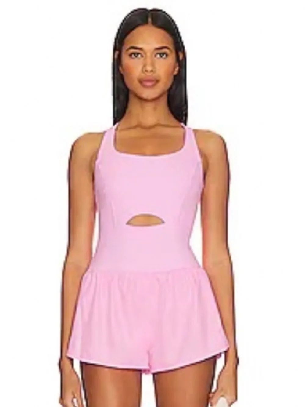 Free People X FP Movement Righteous Runsie In Summer Lovin Pink